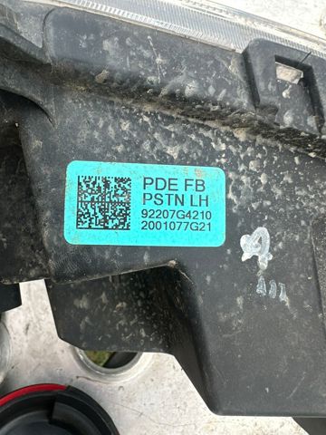 Права протитуманні фари 92207G4210 HYUNDAI