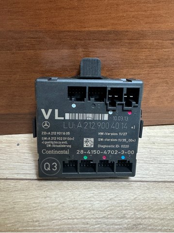 Блок комфорту передніх дверей A2129004014 MERCEDES