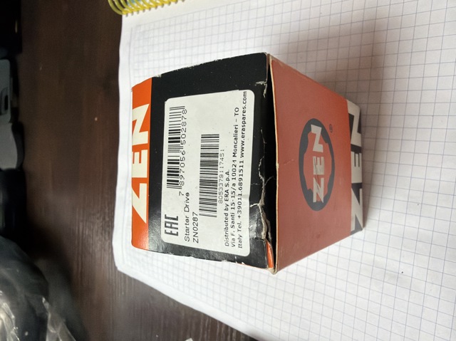 Бендикс стартера ZN0287 ZEN