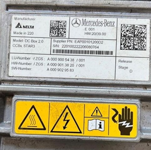 Модуль управління (ЕБУ) заряду основної батареї A0009005438 MERCEDES