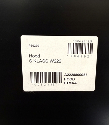 Капот A2228800057 MERCEDES