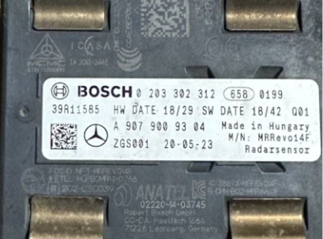Радарний датчик дистанції A9079009304 MERCEDES