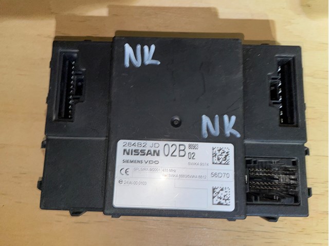 Блок управління комфорту 284B2JD02B NISSAN