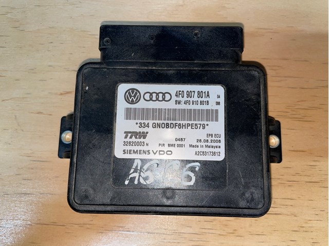 БУ електромеханічного гальма стоянки 4F0907801A VAG
