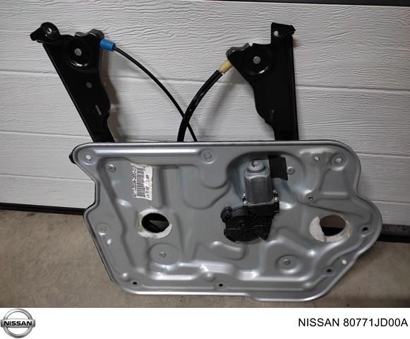 Механізм стеклопідйомника водійських дверей 80771JD00A NISSAN