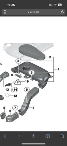 Корпус повітряного фільтра 13717812064 BMW