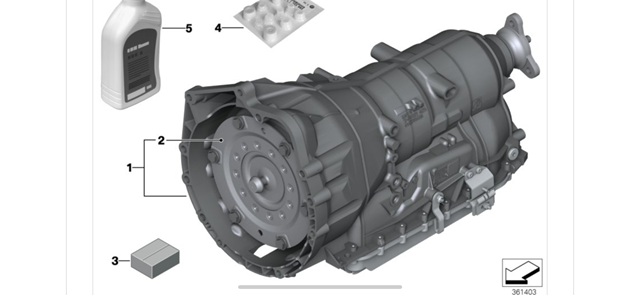 АКПП в зборі (автоматична коробка передач) 24007563295 BMW