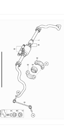 Стабілізатор задньої балки 37116856418 BMW