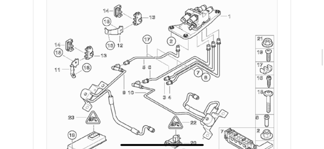 Блок клапанів гідравлічної підвіски AБС (ABS) 37206794578 BMW