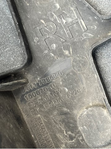 Кріплення протитуманки правої 51117385346 BMW