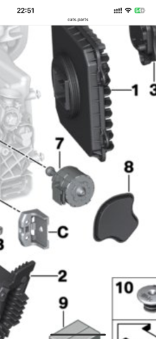 Двигун корректора фари 63117401878 BMW