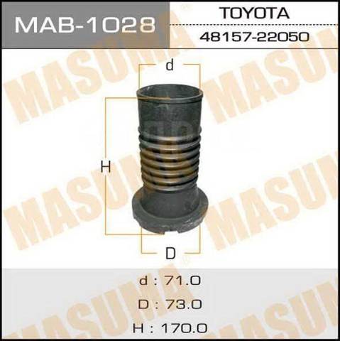 Відбійник + пильовик амортизатора переднього MAB1135 MASUMA