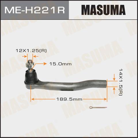 Наконечник рульової тяги, зовнішній MEH221R MASUMA