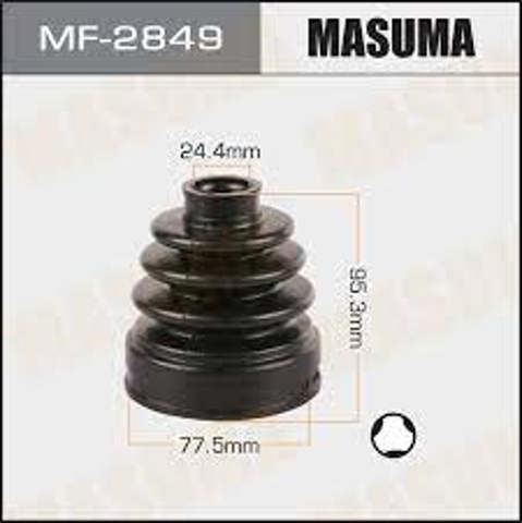 Пильник гранати внутрішній, передній півосі MF2849 MASUMA
