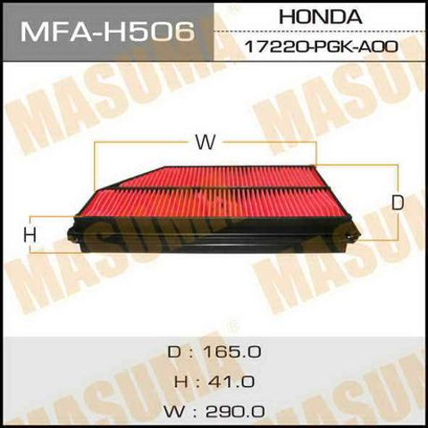 Автомобільний фільтр повітря MFAH506 MASUMA