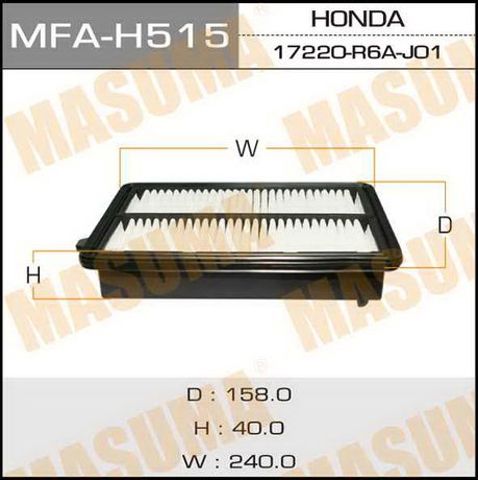 Автомобільний фільтр повітря MFAH515 MASUMA