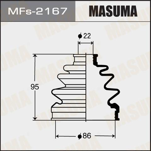Пильник ШРКШ зовнішній, передній MFS2167 MASUMA