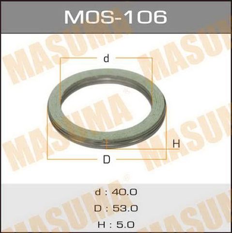 Прокладка до глушника MOS106 MASUMA