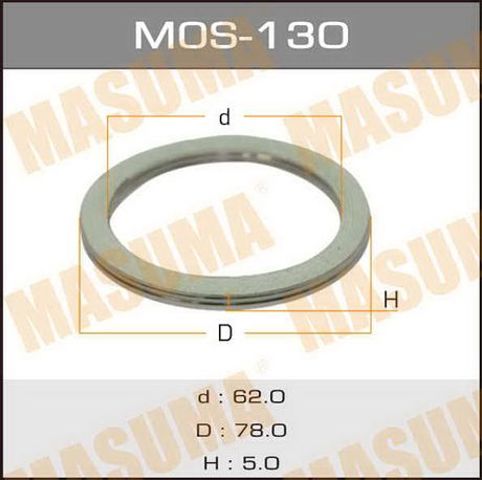 Прокладка до глушника MOS130 MASUMA
