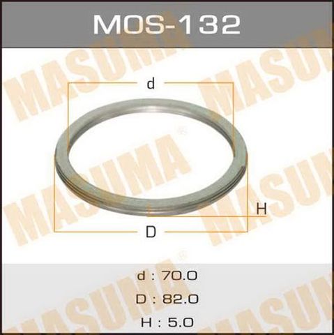 Кільце приймальної труби глушника MOS132 MASUMA