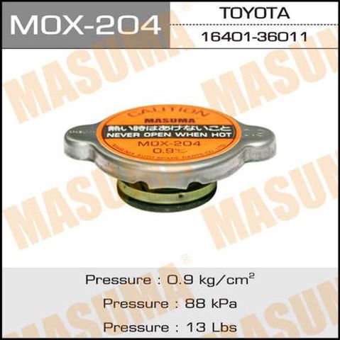 Кришка радіатора MOX204 MASUMA