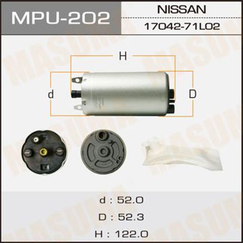 Паливний насос електричний, занурювальний MPU202 MASUMA