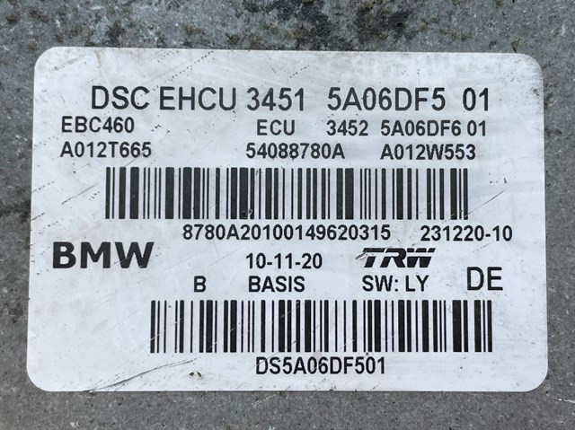 Блоки ABS 34515A23419 BMW