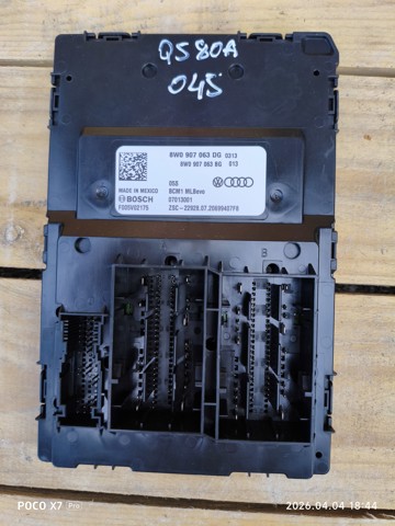Блок управління бортової мережі 8W0907063DG VAG