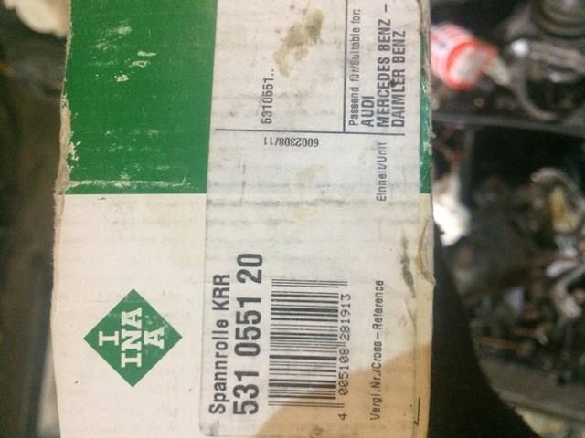 Ролик натяжителя ременя агрегатів 531055120 INA