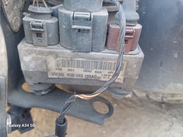 Насос гідропідсилювача механізму кермового управління 6Q0423155AD VAG