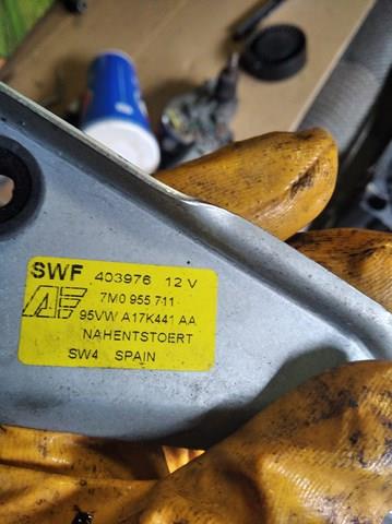 Задній механізм склоочисника 7M0955711 VAG