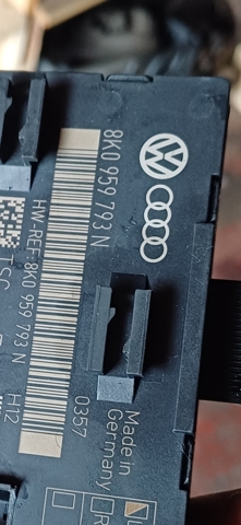 Блок комфорту передніх дверей 8K0959793N VAG