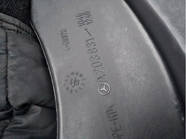 Повітропровід, розподільник повітря під "торпедо", правий A2038311046 MERCEDES