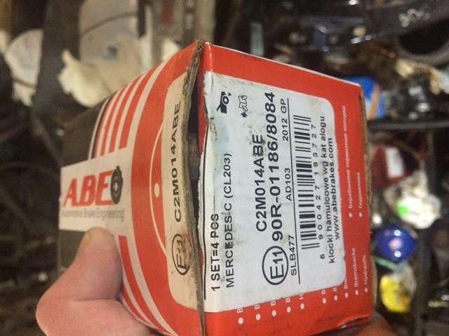 Задні колодки C2M014ABE ABE