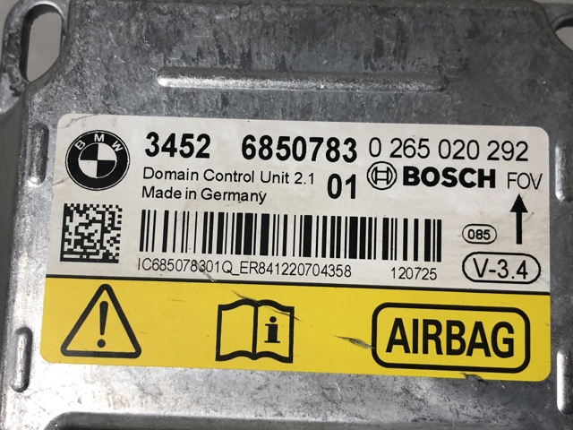 Модуль-процесор керування подушки безпеки 34526850783 BMW