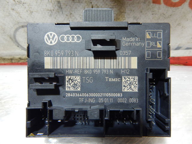 Блок комфорту передніх дверей 8K0959793N VAG