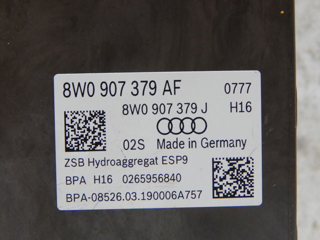 Блоки ABS 8W0614517AJ VAG