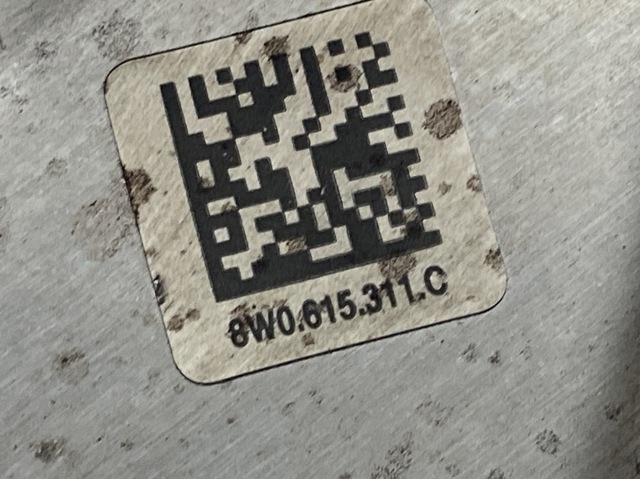 Кожух гальмівного диска 8W0615311C VAG