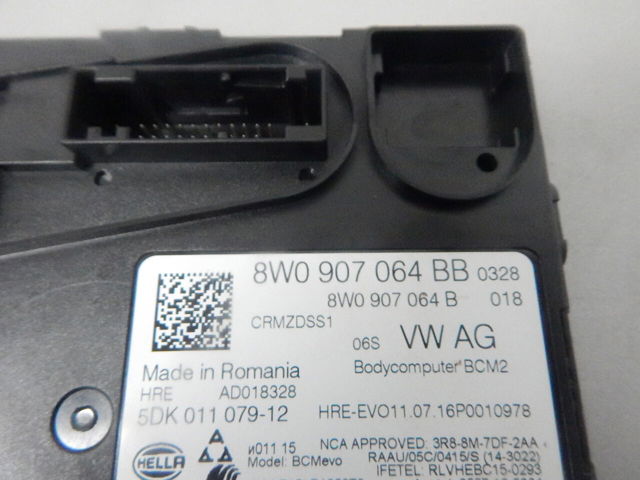 Блок комфорту 8W0907064BB VAG