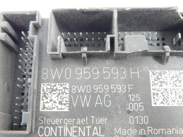 Блок комфорту передніх дверей 8W0959593H VAG