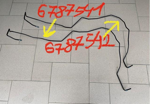 Шланг гальмівний задній, правий 34326787542 BMW