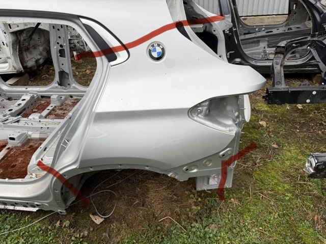 Крило заднє 41007467315 BMW