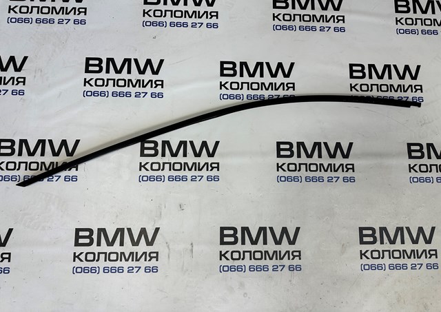 Молдинг опускного скла нижній, двері передньої, лівої 51337185229 BMW