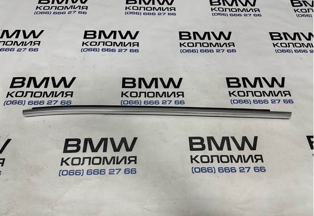 Молдинг опускного скла нижній, двері задньої, лівої 51357410037 BMW