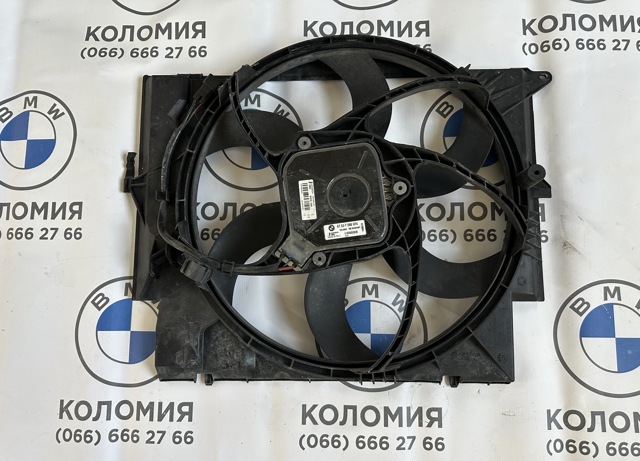 Дифузор радіатора охолодження, в зборі з мотором і крильчаткою 67327588974 BMW