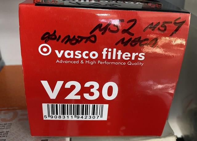 Маслофільтр V230 Vasco Filters