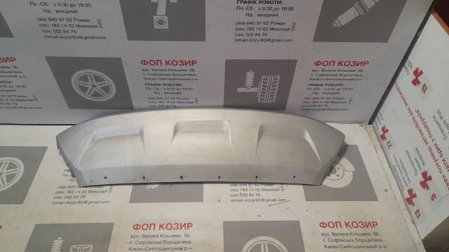 Накладка спойлера переднього бампера ford kuga 17-19, escape 17-19, срібло 2069206