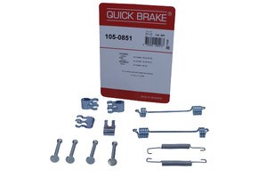Монтажний комплект задніх барабанних колодок 1050851 QUICK BRAKE