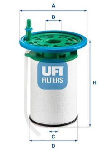 Фільтр палива 2605300 UFI