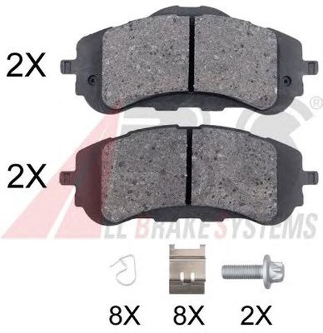 Колодки передні 35018 ABS